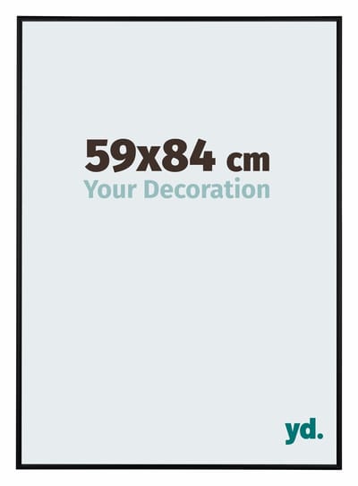 Your Decoration - Puzzellijst 59x84 cm - Zwart Mat - Puzzellijst 1500-2000 stukjes - Aluminium Fotolijst - Kent
