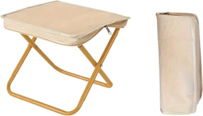 Bovista Strandstoel Opvouwbaar - Inklapbaar - Met Rugleuning - Volwassenen - Folding chair - Beach - Camping - Khaki
