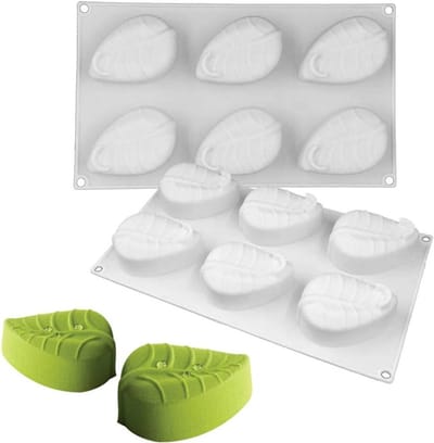 Dailygoods- Taart Bakvorm 6 Holtes - Siliconen Mallen - Antiaanbak - Herbruikbaar tot 3000x - Creatief Patroon - Flexibel en Makkelijk te Reinigen - Siliconen Mal