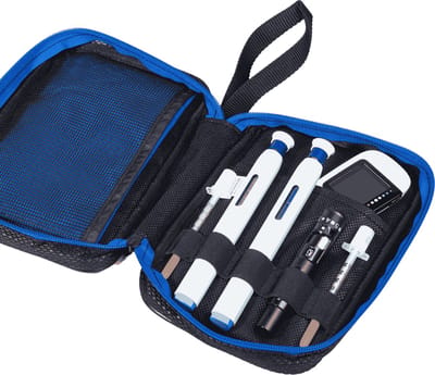 EasyBag Classic Insuline Koeltas (16-25°C) - Houdt 6 Pennen 5 Dagen Gekoeld - Zonder Elektriciteit - Ideaal voor Diabetes en Epipen - MediCooler
