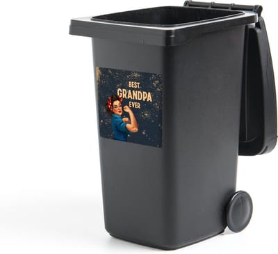 Container sticker Best grandpa ever - Opa - Spreuken - Quotes - 40x40 cm - Kliko sticker