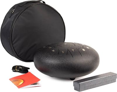 Tongdrum - Hayman HTD1213 - Stalen tongdrum 12 inch - 13 noten in C majeur - Zwart