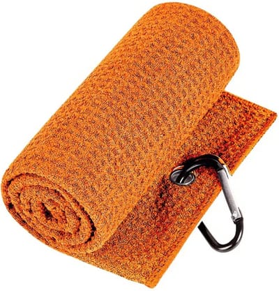 Bovista Golf Handdoek - Golfhanddoek - Golf Accessoires - Towel - Comfortabel - Oranje