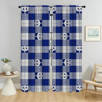 Shades Konijn Huis Interieur Gordijnen 2 Stuks Tule voor Slaapkamer Halloween Decoratie Scheidingswand Verduisteringsgordijn voor Kamer 2 Paneel W50xH70cmx2pcs-CL