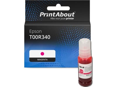 PrintAbout huismerk Inktcartridge T00R340 Magenta Geschikt voor Epson