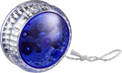 Cepewa Speelgoed Jojo met LED licht - voor kinderen en volwassenen - blauw - kunststof