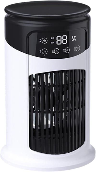 Luchtkoeler - Persoonlijke ventilator - Persoonlijke verkoeling - 3-in-1 functie - 300ml tank - Wit