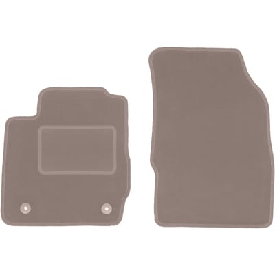 Beige voormatten voor: Ford Fiesta MK7 hatchback (2011-2017)