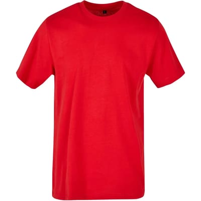 Build your Brand Basic Round Neck T-Shirt BYBB010 - CITY RED - XL