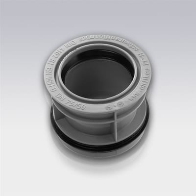Airfit Verloopstuk riool manchet 75x50mm