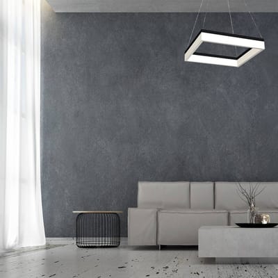 Eko-Light Hanglamp Nero, kunststof, zwart, 1-lamp, 32 W