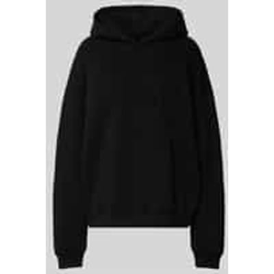 Oversized hoodie met logostitching
