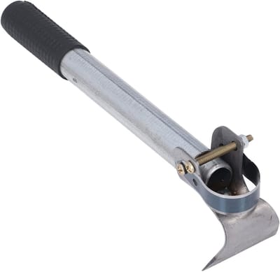 Handwieder - Schraper Tuin - Onkruid Verwijderen - Dubbelzijdig Schraper - 26 cm - Zilver Zwart
