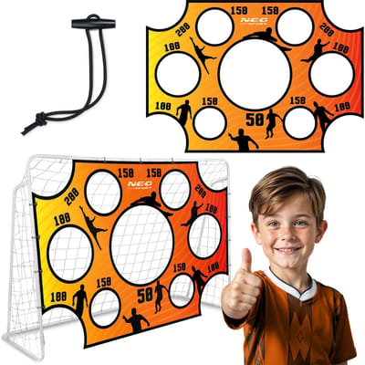 Doelnet voor schietoefeningen voor voetbaldoel Neo-Sport 215 x 150 cm