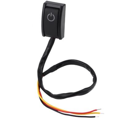 Allecto - Waterproof Schakelaar - Auto en Boot - DC 12V 200mA - On/Off - Betrouwbaar en Duurzaam - Waterdicht - Geschikt voor Diverse Toepassingen ...