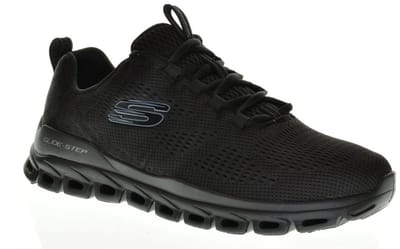 Skechers Herensneaker Zwart Veter maat 41