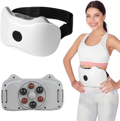 Draadloos Elektrisch Buikmassageapparaat – Oplaadbaar Buikmassage voor Gewichtsverlies, Cellulietmassage, Lichaamsvorming, Vetverbranding, Vertering en Tailleverbetering