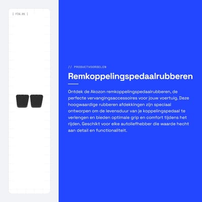 Dailygoods- Koppelingspedaalrubber - Vervangingsaccessoire - 2 Stuks - Afdekking - Duurzaam - Geschikt voor diverse voertuigen - Koppelingsrubber