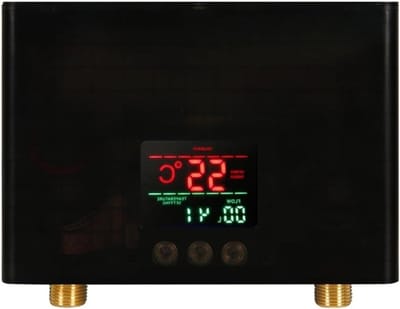 Elektrische Boiler - Doorstroomverwarmer Badkamer - Direct Warm Water - LCD Temperatuur Display - 3000W - Zwart