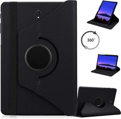 Draaibaar Hoesje - Rotation Tabletcase - Multi stand Case Geschikt voor: Samsung Galaxy Tab S4 10.5 inch T830/T835 (2019) - zwart