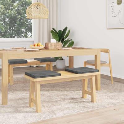 vidaXL - Bankkussen - 4 - st - Pluche - Corduroy - Lichtgrijs - Diepte - 35 - cm