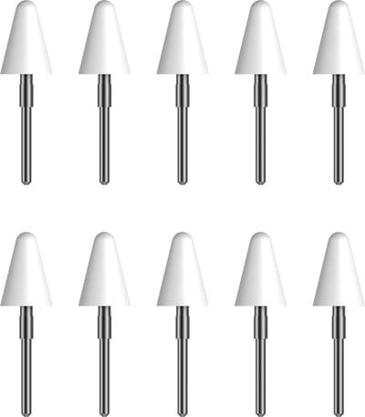 Kobo Stylus 2 vervangende penpunten - Wit - 10 stuks