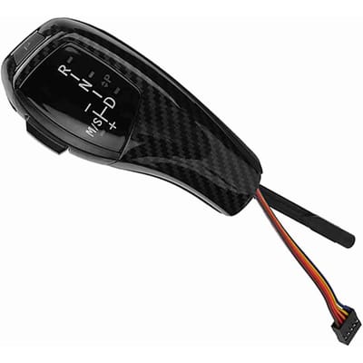 Pour F30 Style LHD Automatique LED Pommeau de Levier de Vitesse Kit de Rétrofit Pour BMW E90 E92 E84 E89 Fibre de Carbone black