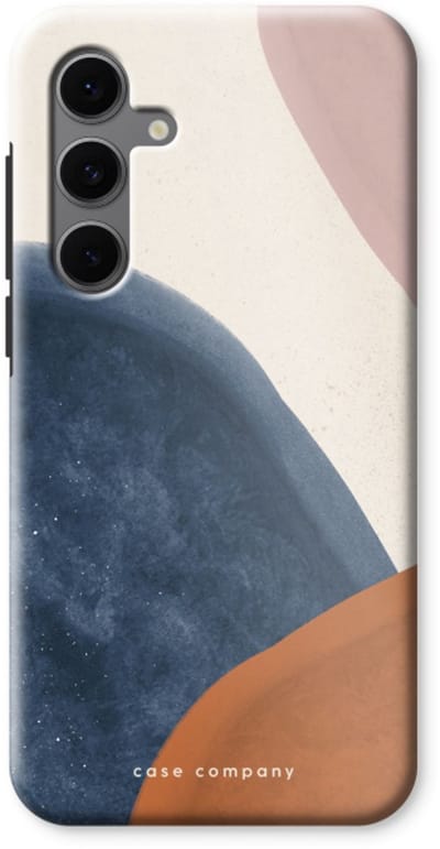 Case Company® - Hoesje geschikt voor Samsung Galaxy S24 FE hoesje - Geo #1 - Tough Case - Maximale Bescherming alle Kanten en Schermrand