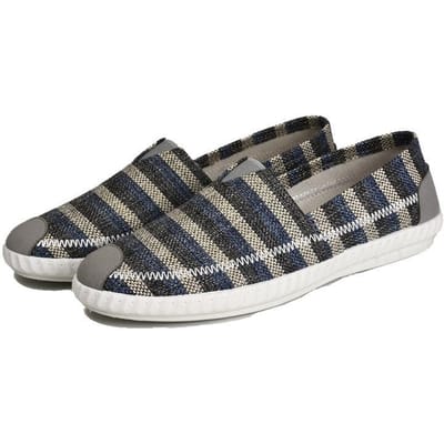 Vissersschoenen Oude Peking Casual Schoenen Linnen Gestreepte Canvas Herenschoenen Ademende Instappers Casual Schoenen Studenten 41