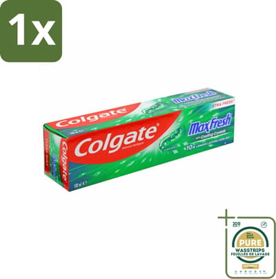 1 x Colgate Tandpasta Maxfresh Cleanmint 100 ml- Tandpasta - Tanden Reinigen - Tanden Witter Maken - Tandbederf Bestrijden - Tandsteen Verwijderen