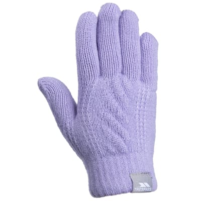 Trespass Kaybell gebreide kinderhandschoenen (Lila)