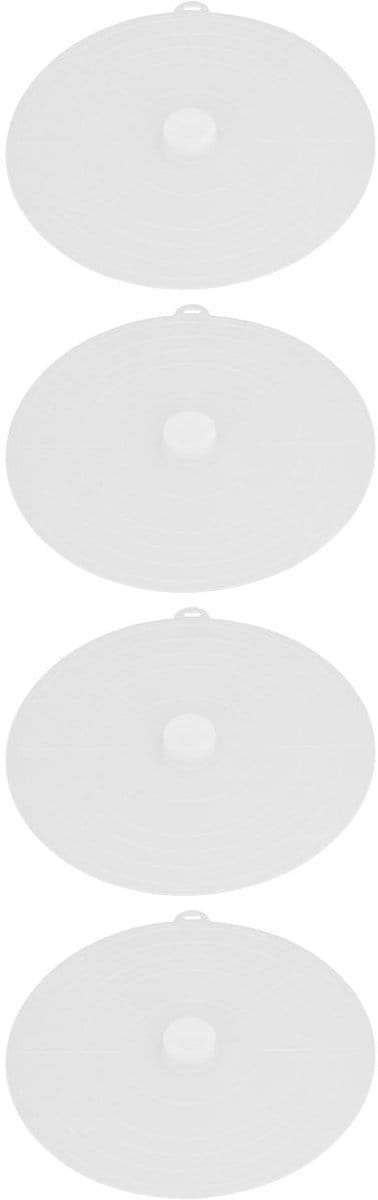 Allecto - Siliconen deksel - Herbruikbaar - Hittebestendig - 23 cm - Universeel inzetbare schotelafdekking - Geschikt voor magnetron en vaatwasser ...