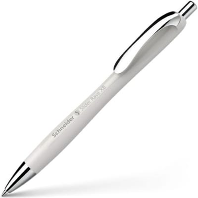 Schneider balpen - Slider Rave - trend edition - zilvergrijs - penpunt XB - S-132512