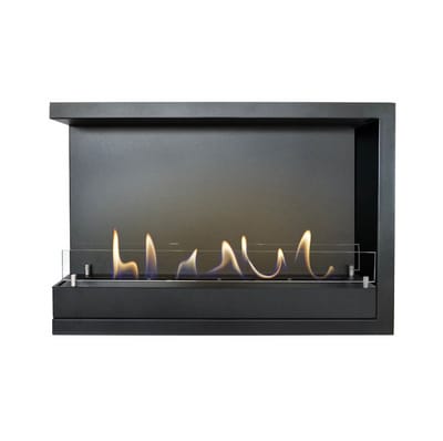Xaralyn Bio-ethanol haard - Hoekhaard XL - 3,5 KW verwarming - makkelijk inbouwen - veilig open vuur - keramische bio-ethanol brander