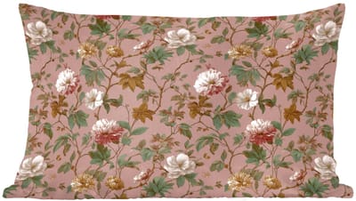 Sierkussens - Kussentjes Woonkamer - 60x40 cm - Bloemen - Klassiek - Roze