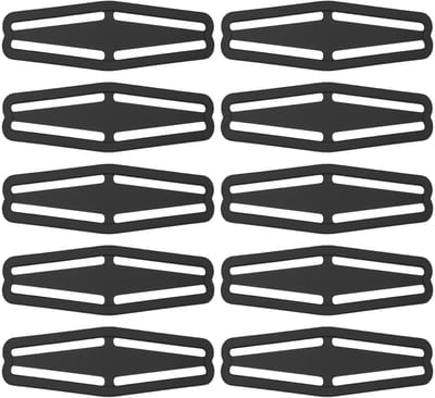 Dailygoods- Schouderriem Clip - 20 Stuks - Verstelbaar - Plastic - 40mm - Duurzaam - Viervoudig Ontwerp - Tasclip