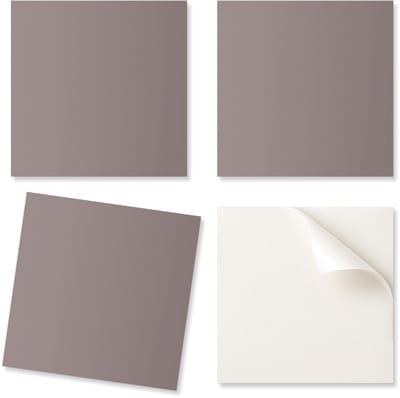 Zelfklevende decoratieve vinyltegels voor thuis, beige kleur, 20x20x20 cm