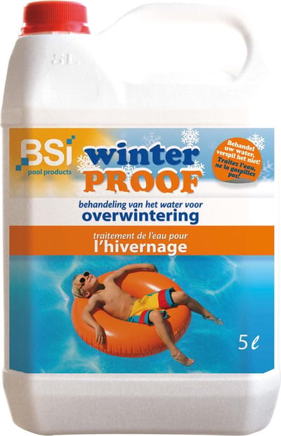 BSI - Winterproof - Behandeling van uw zwembadwater voor overwintering - Effectief en goed voor het milieu - Zwembad - Spa - 5 l voor 100 000 l