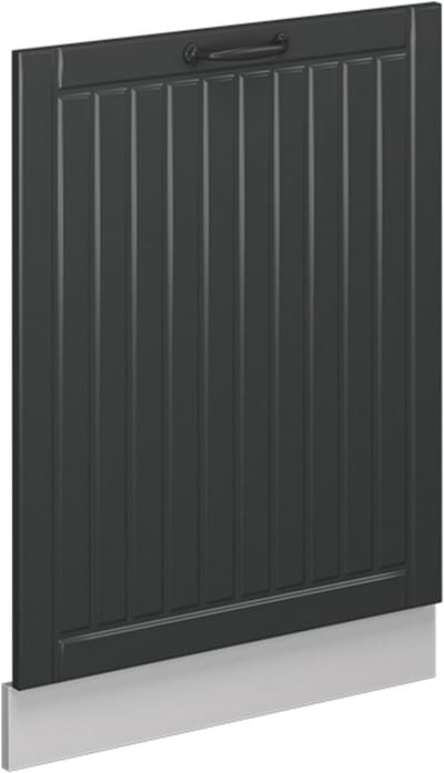 Vicco Fame-Line Vaatwasserfrontpaneel – 60 cm zonder werkblad Antraciet landhuis