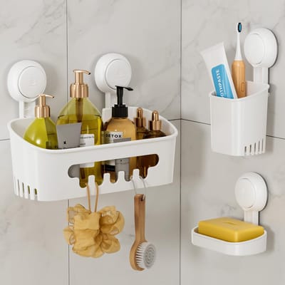 Unyqoos ® Innovatieve Doucheplank Met Zuignap Zonder Boren Voor Badkamer En Keuken