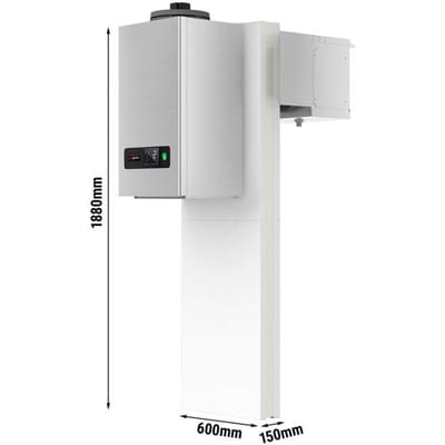 GGM Gastro Wand-Kühlaggregat - maximal für 7,5 m³ Zilver