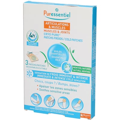 Puressentiel Spieren & Gewrichten Cryo Pure® Koude Patches 3 Pleister