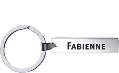 Sleutelhanger Met Naam - Fabienne - RVS