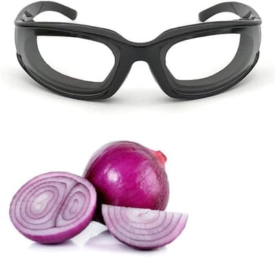 Uienbril - Scheurloze bril - Koken zonder tranen - Comfortabele schuimrubberen afdichting - 1 stuk - Zwart