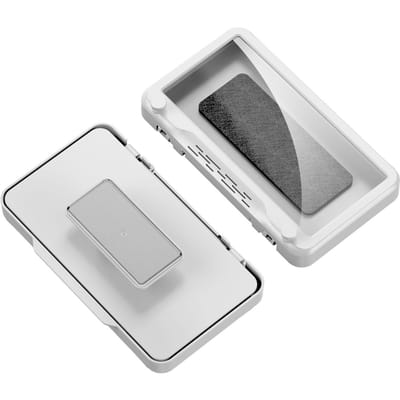 Waterdichte Mobiele Telefoonhoes Douche Telefoonhouder Wandmontage Zonder Boren 360 Graden Rotatie Touch wit