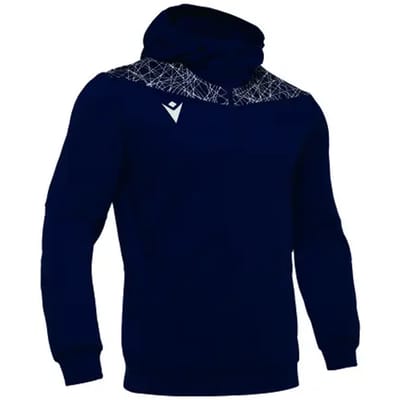 Macron Ishtar Ziptop Met Kap Kinderen - Marine / Wit | Maat: 7-8 Y
