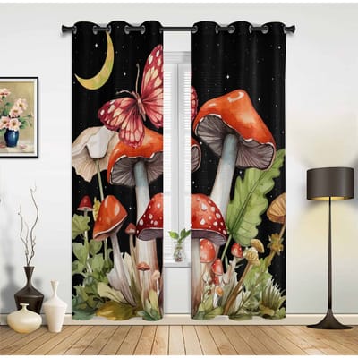 Moderne raamgordijnen voor woonkamer landschap bamboe Chinese stijl gordijnen voor kinderslaapkamer keukendecor jaloezieën gordijnen 135W x 60H(cm) x1