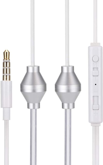 3.5 Mm Dubbele Spiraal Anti-straling Luchttube Oordopjes voor Mobiele Telefoons met EMF Bescherming en Comfortabel Geluid