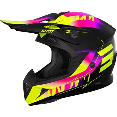 Kinderen motocross helm vizier Shot Race Gear Pulse X-Trem