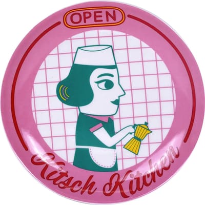 Kitsch Kitchen bord 21cm El Restaurante la signora